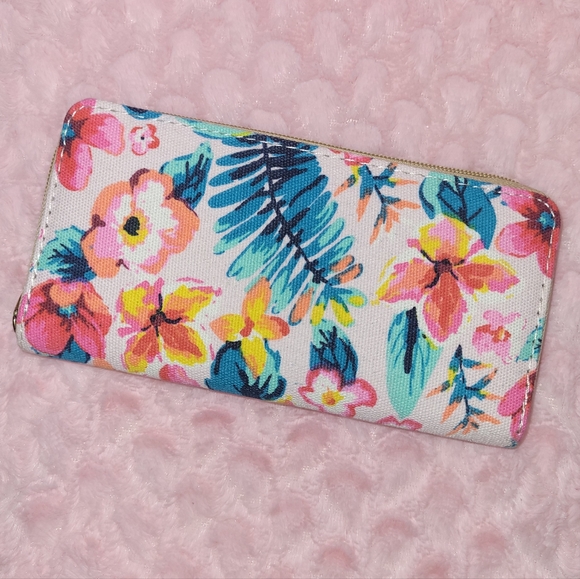 Handbags - Canvas Zip Wallet